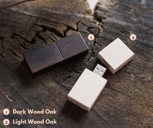 Wooden USB Drives - 10 identical pieces